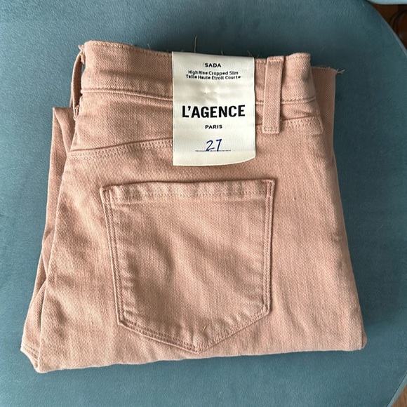 L'AGENCE Denim - L’agence Paris High Rise Cropped Slim Jean size 27, brand new with tags